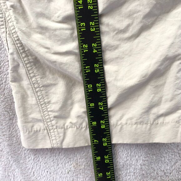 Columbia Womens Capri Pants Medium Outdoors Straight Leg Casual Cropped Tan - Picture 6 of 14